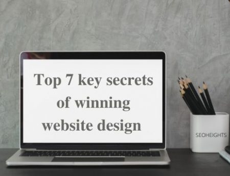 Top 7 key secrets of winning website design